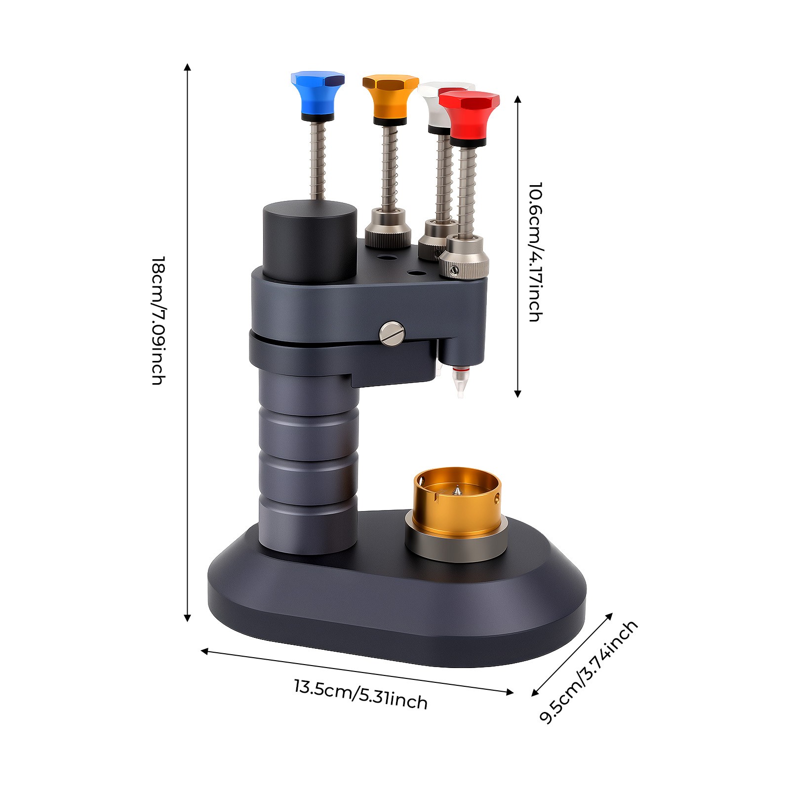 4 Pin Watch Hand Presser High-Precision Watchmakers Setting Fitting Repair Tool