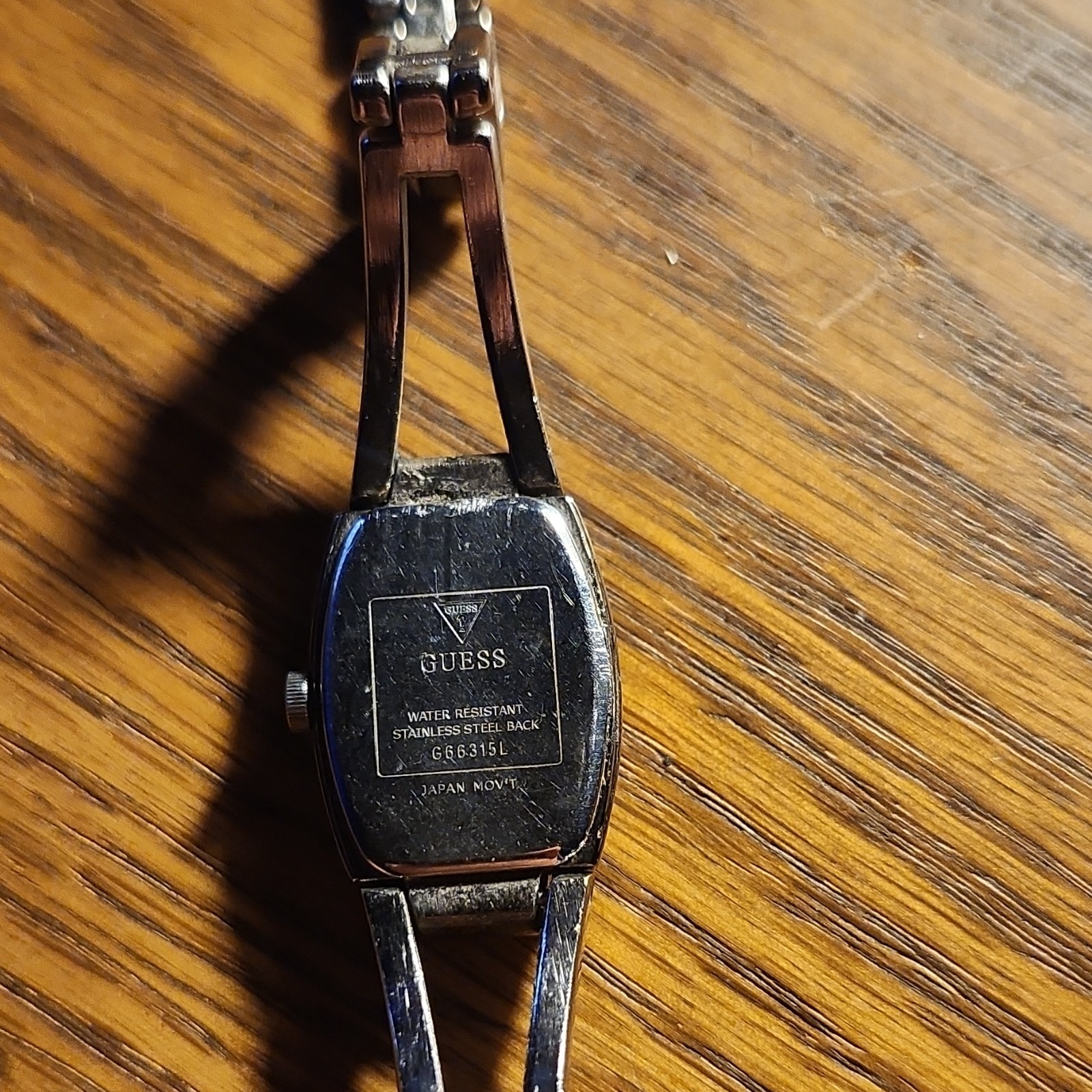 GUESS G66315L Silver Stainless Steel Wristwatch Non-Numeric Hour Marks