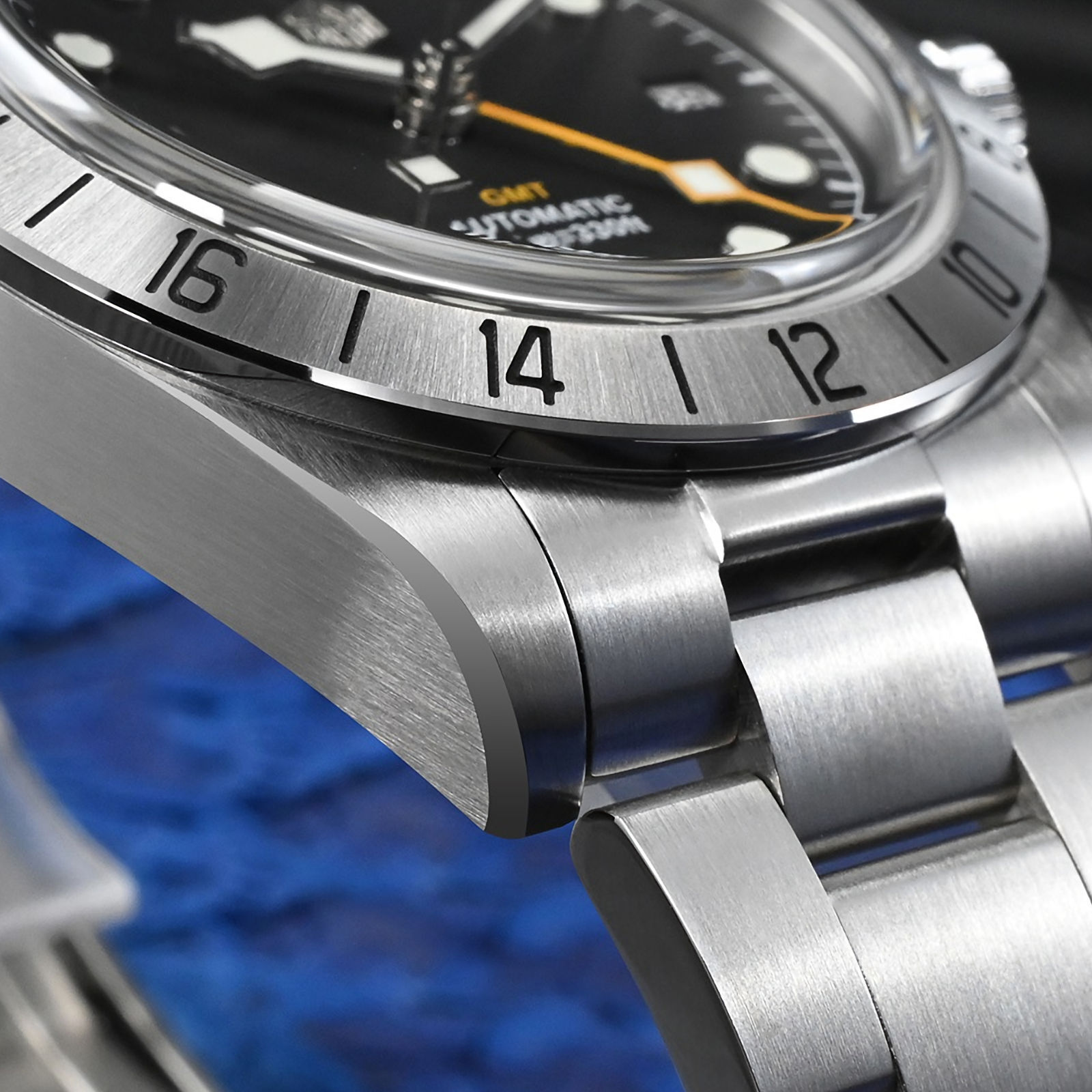SAN MARTIN SN0054-G-C BB GMT Automatic Stainless Steel 39mm 10ATM Sport’s Watch