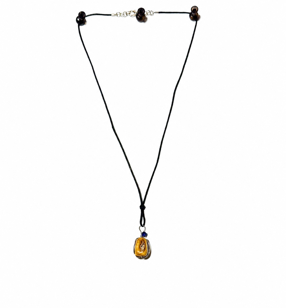 one-of-a-kind handmade minimalist design necklace