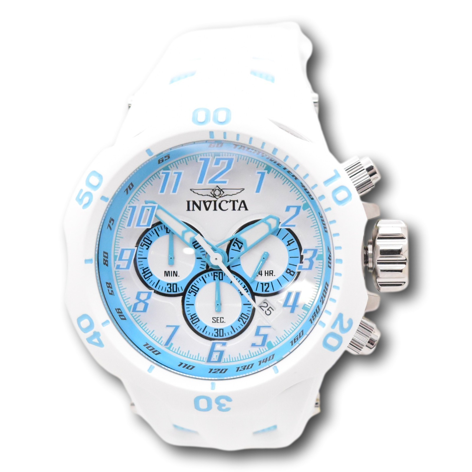 Invicta Venom Hydra Arctic Glacier Men’s 52mm White & Blue Chrono Watch 50511