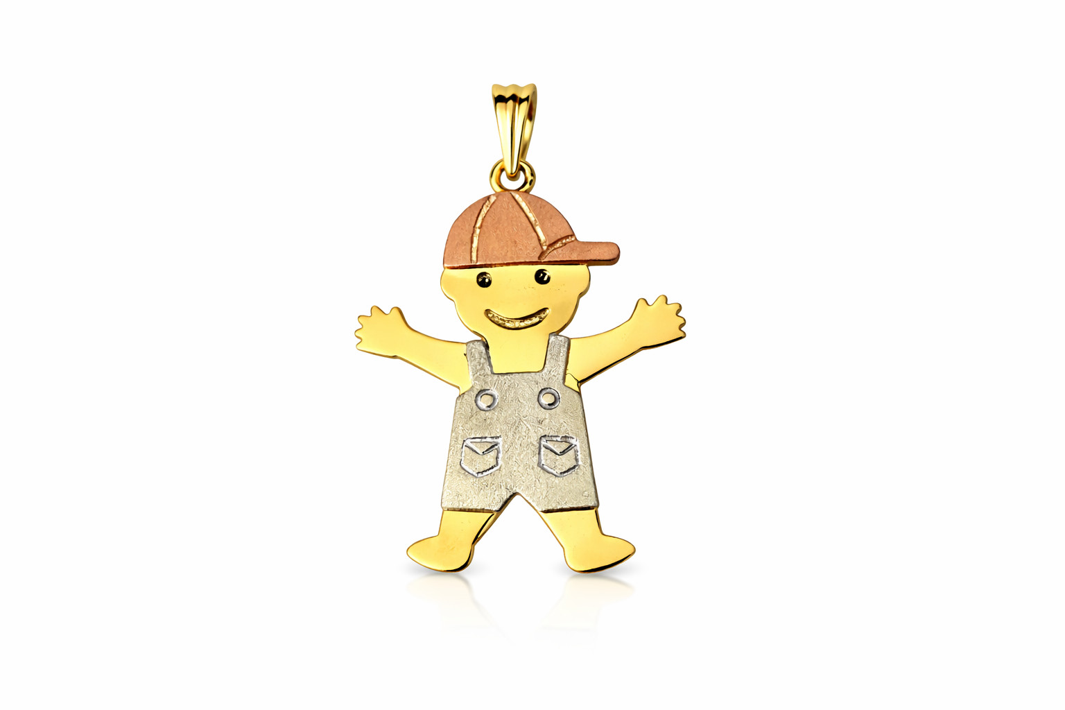 14k Yellow Gold Little Boy or Girl Pendant