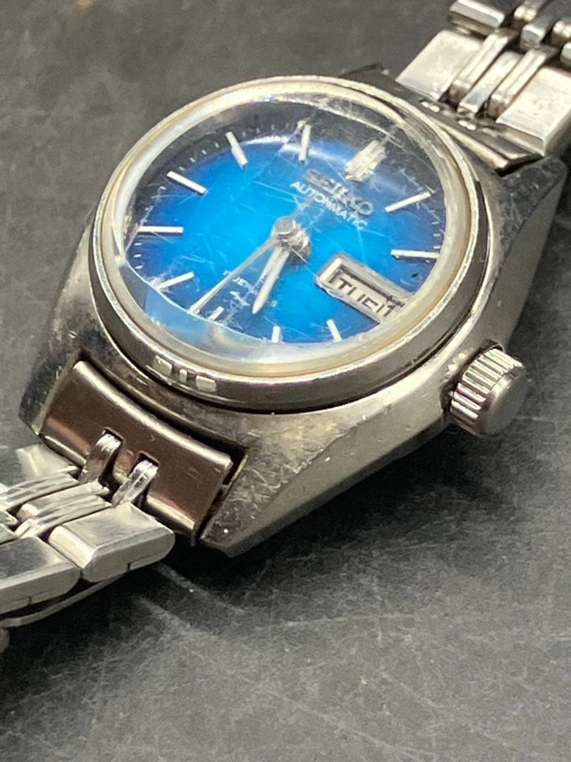 SEIKO Automatic Watch 2206-0310 with Calendar, Blue