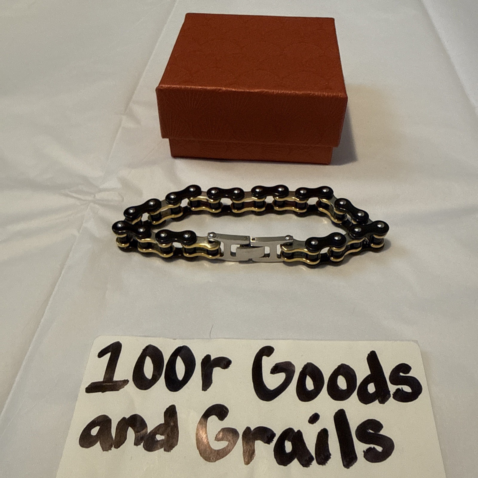 Bike Motorcycle Chain Bracelet Stainless Steel Biker BMX Men’s Chain Bracelet