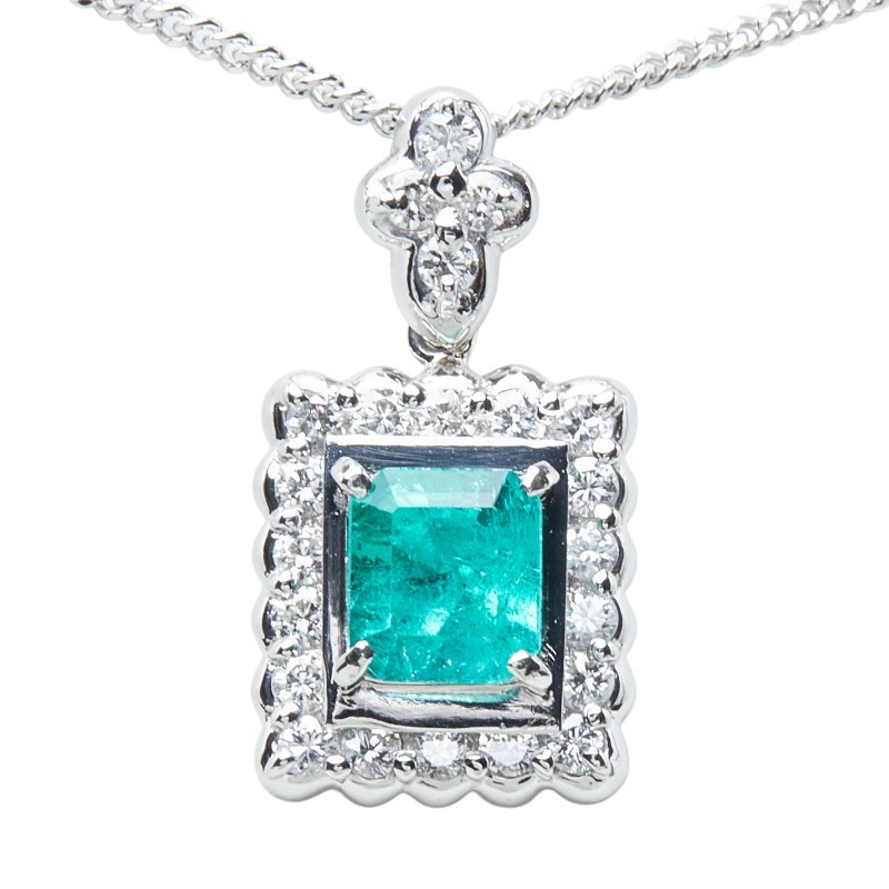 AUTHENTIC Pt900 PlatinumNecklace Pt900 Platinum/Pt850 Platinum Women
