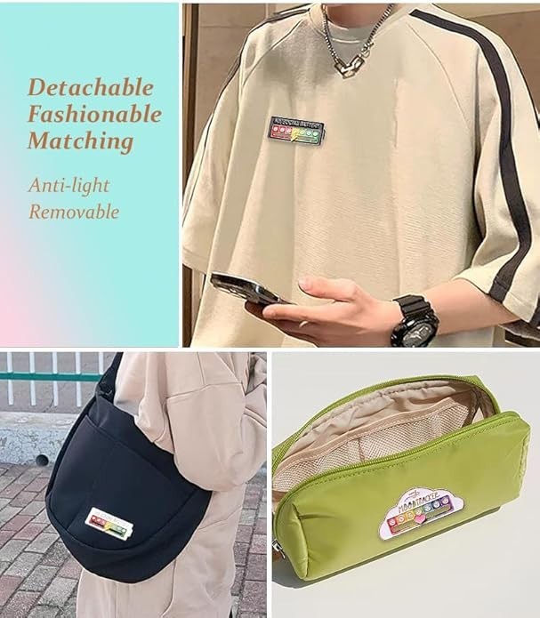 Sliding My Social Battery Enamel Mood Pin for Introverts Extroverts Mood Tracker