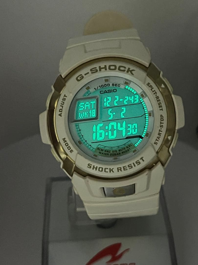G-SHOCK Lovers Collection Model White/Gold Battery replaced Good condition