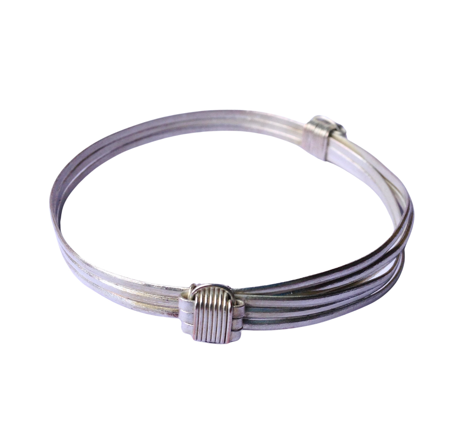 Handmade Bracelet African Elephant Hair Unisex Silver Made in Kenya