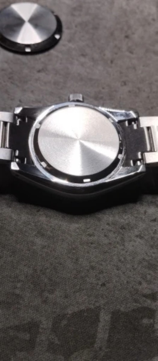 Watch Back Case Stainless Steel 10ATM Slim Thin For NH35 36 NH38 7S26C Movement