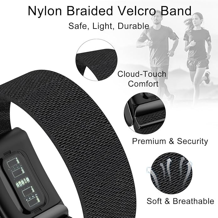 Nylon Sports Loop Breathable Bicep Band Waterproof For Whoop 5.0 One/Peak/MG
