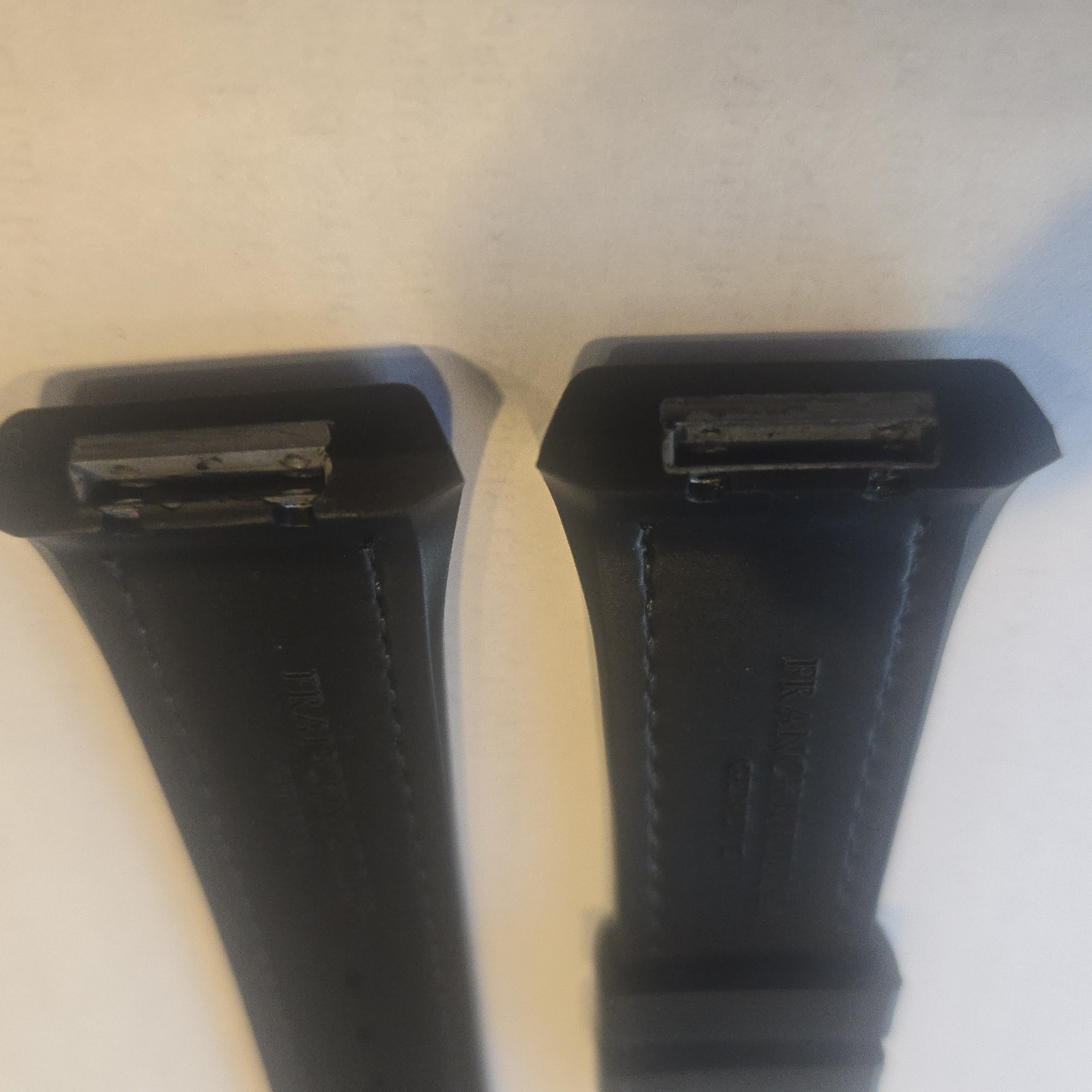 Genuine Franck Muller Black Alligator Leather Watch Strap 18/16mm 100/60mm – New