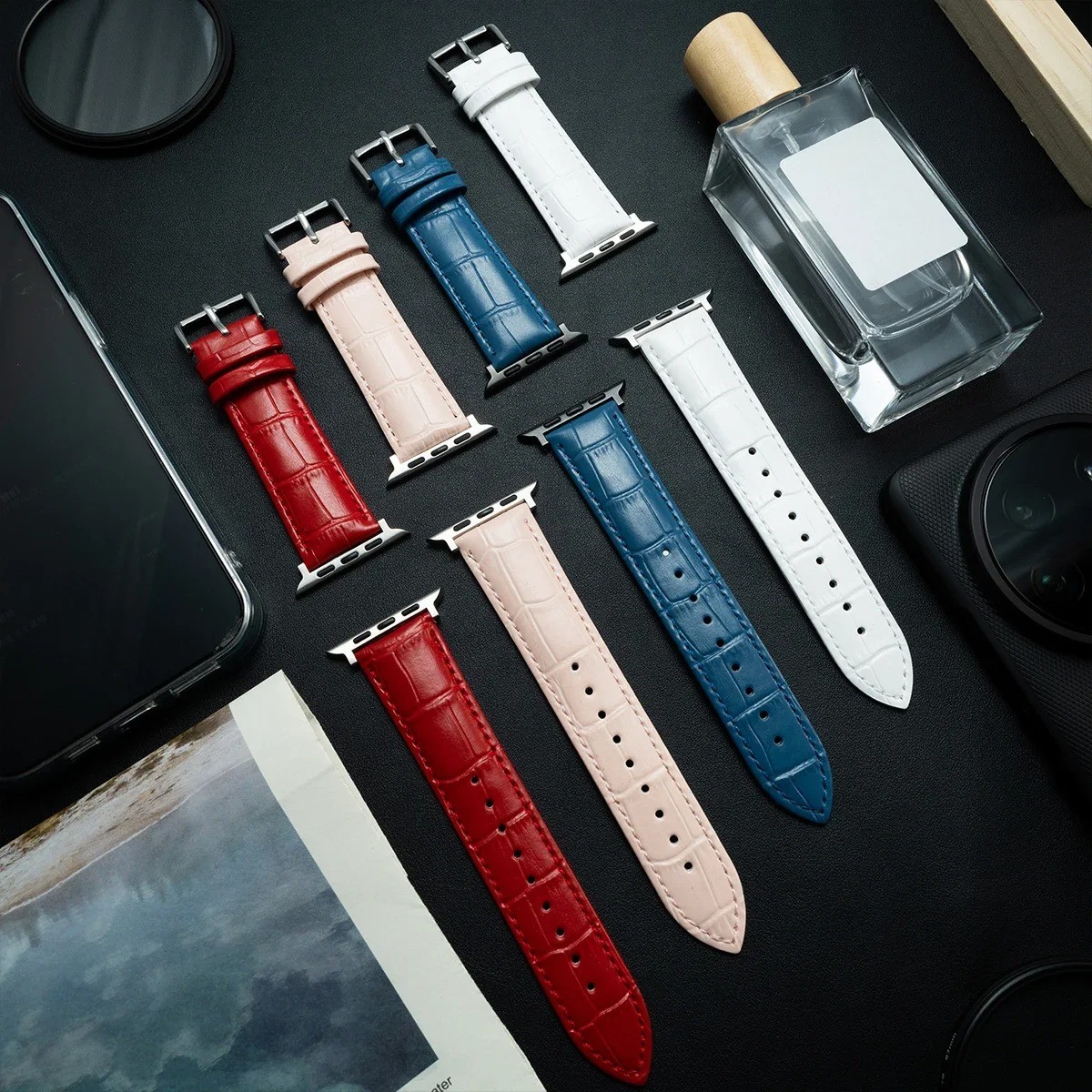Genuine Leather Band Strap For iwatch Apple Watch Series Ultra 3 11 10 9 8 7 SE