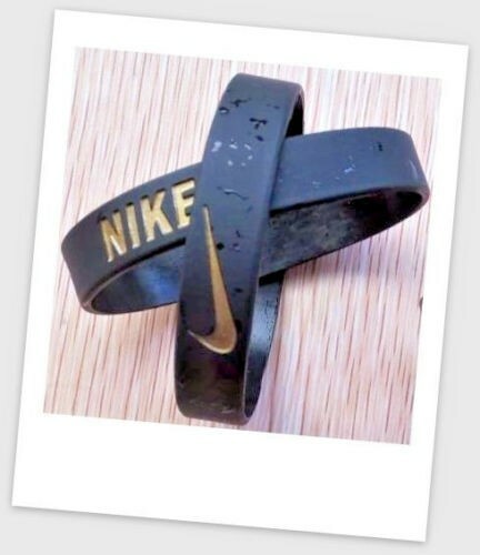 Nike Gold Elite Baller band rubber bracelet wristband unisex BEST RATED