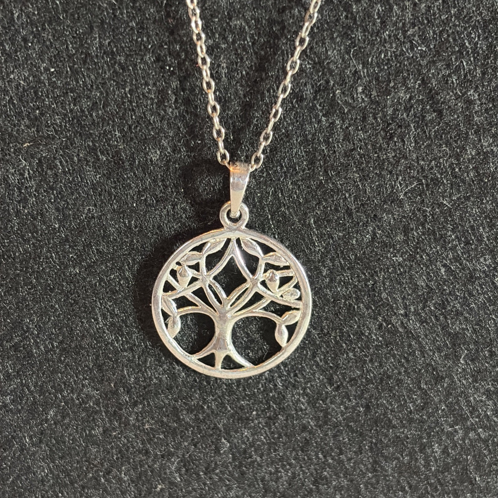 Sterling Silver 925 – Tree of Life – Pendant Necklace 20″