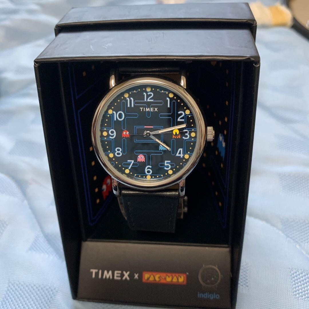 TIMEX Pac Man Weekender Collaboration Model Watch TW2V06100 Video Game Character