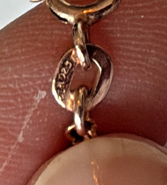 FZN FUZION CREATIONS INTERNATIONAL ROSE GOLD OVER 925 STERLING HEART NECKLACE