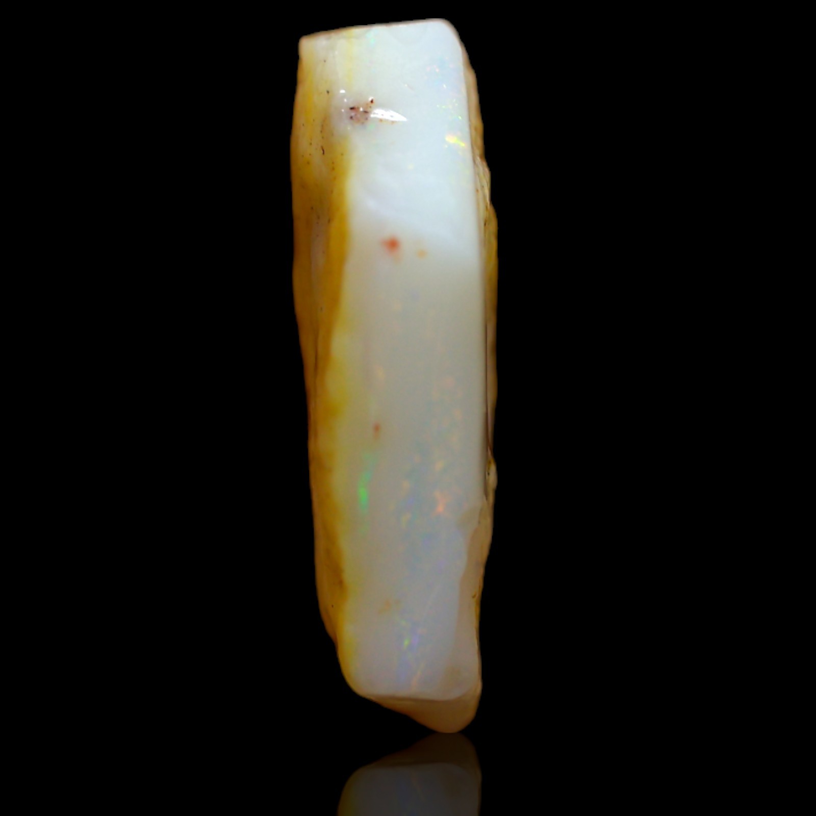 6.90 Cts Fire Opal Designer Gemstone Necklace Making Rough Natural 17x13x4 mm