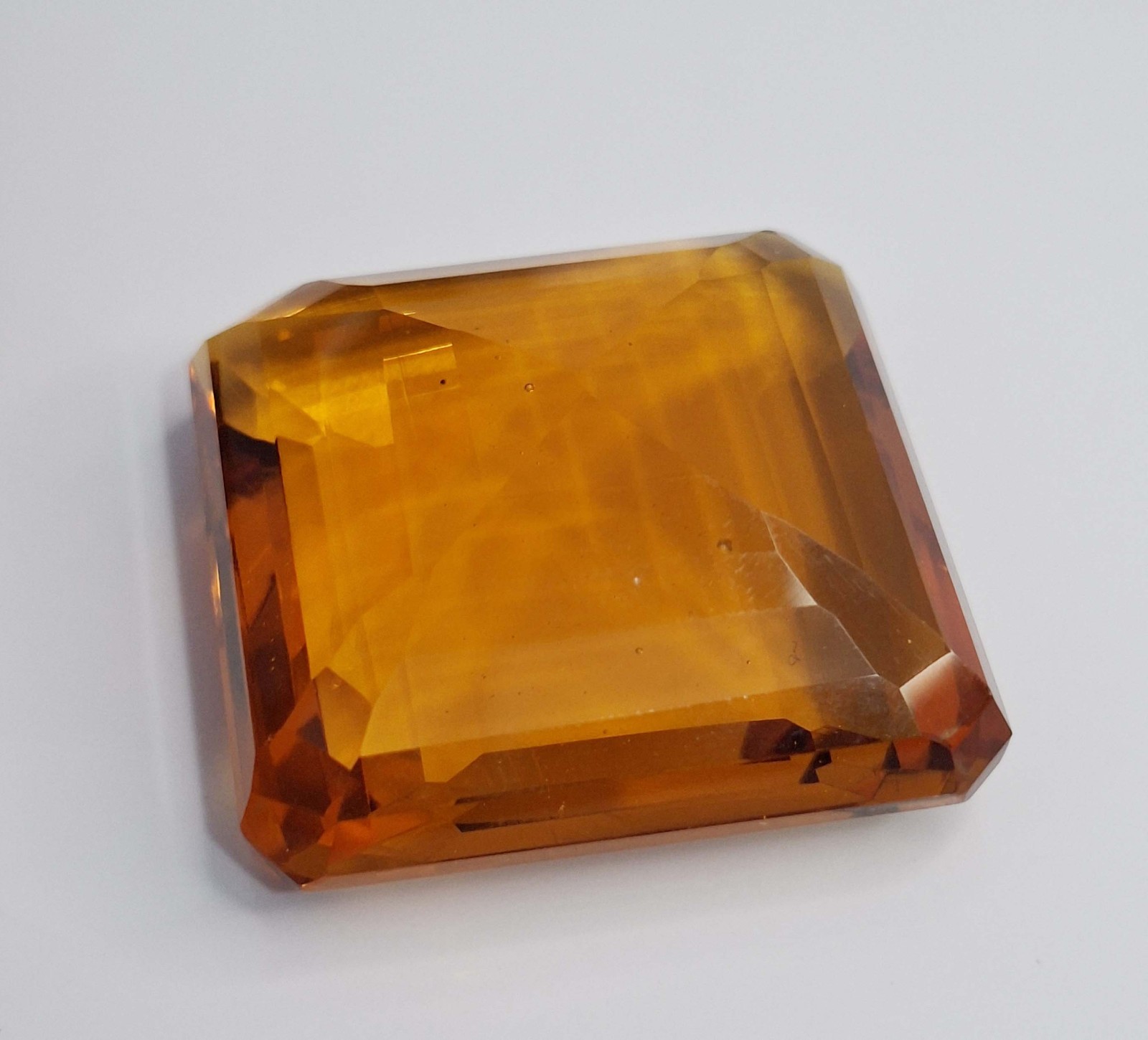 Yellow Painite Square Cut 126-128 Ct Certified Loose Gemstone Lab Created SP1609
