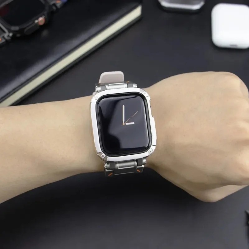 Band Case for Apple Watch 49mm 46mm 45mm 44mm Series 11 10 9 8 7 SE Ultra iWatch