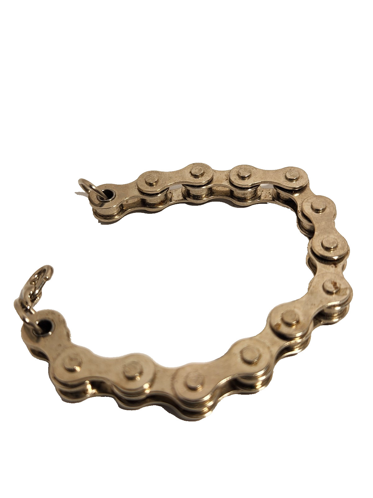 Unique 7 1/2in Solid Stainless Steel Motorcycle Bike Bracelet