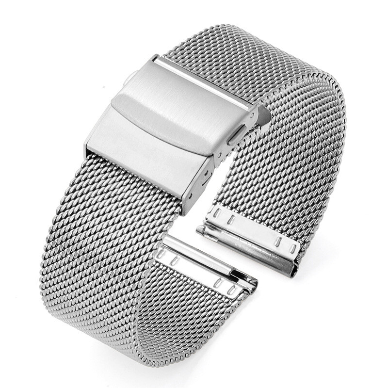 Quick Release Milanese Watch Band Stainless Steel Mesh Strap 14/16/18/20/22/24mm