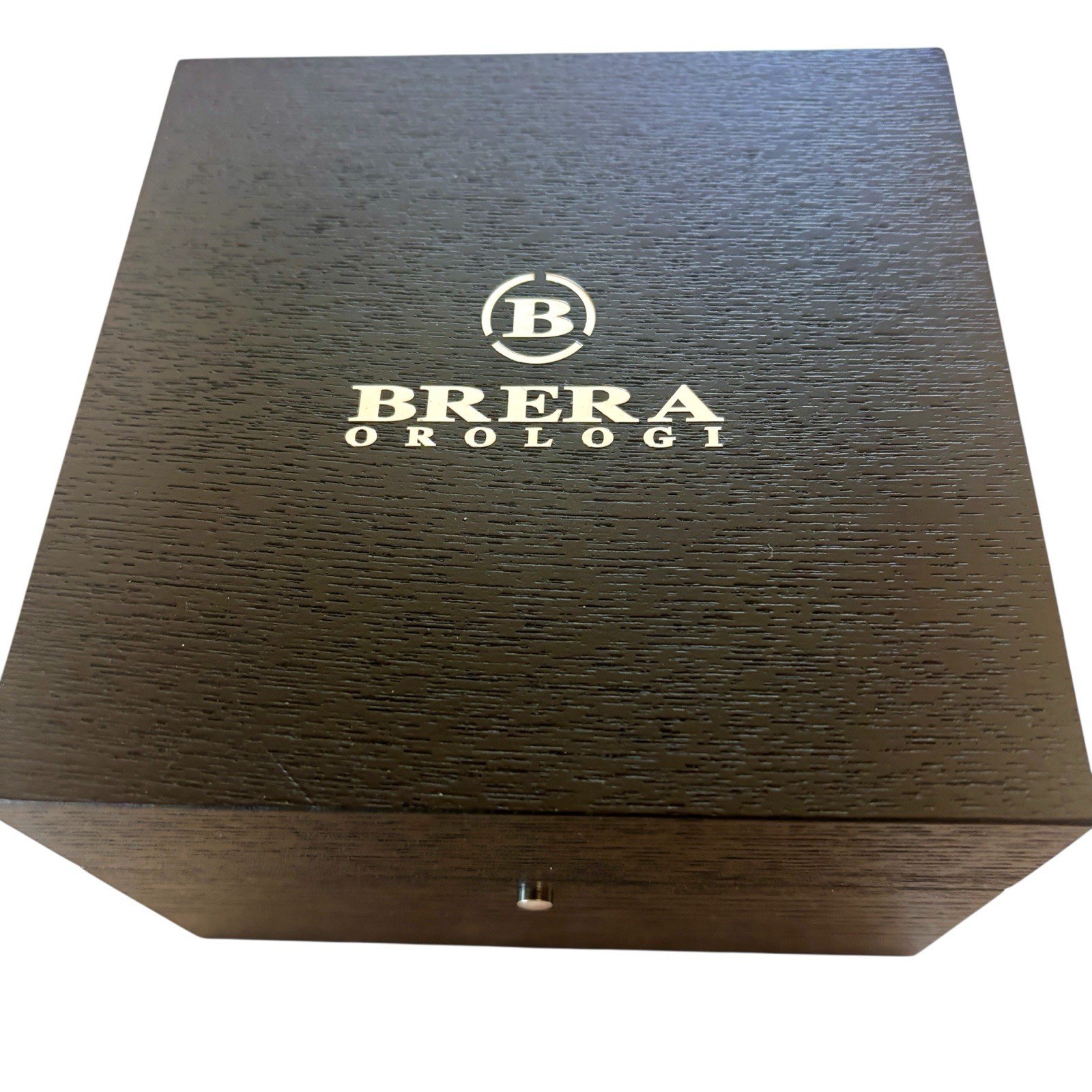BRERA Orologi Watch Box Case And User Manual Black Vintage Genuine Box Only