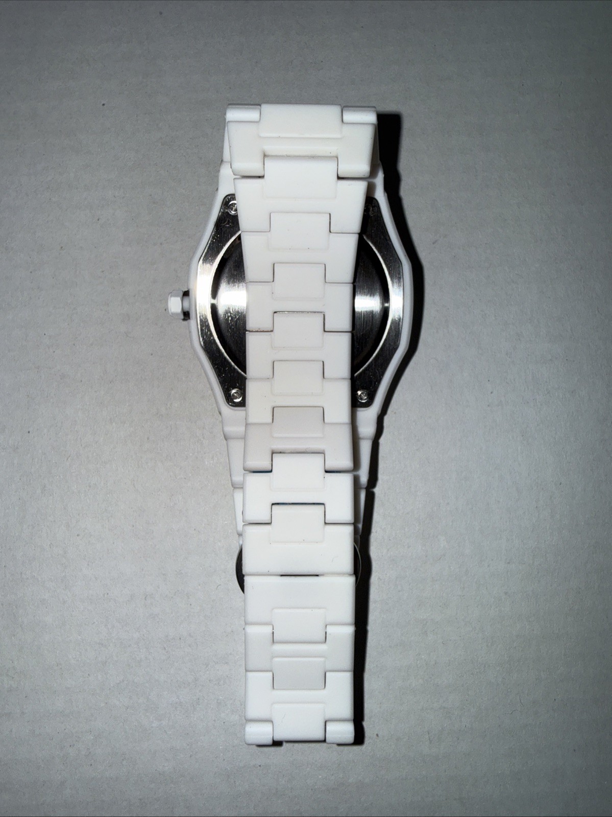 NEW WhiteFashion Unisex Quartz Watch Silicone Wristband Minimalist Design Sports