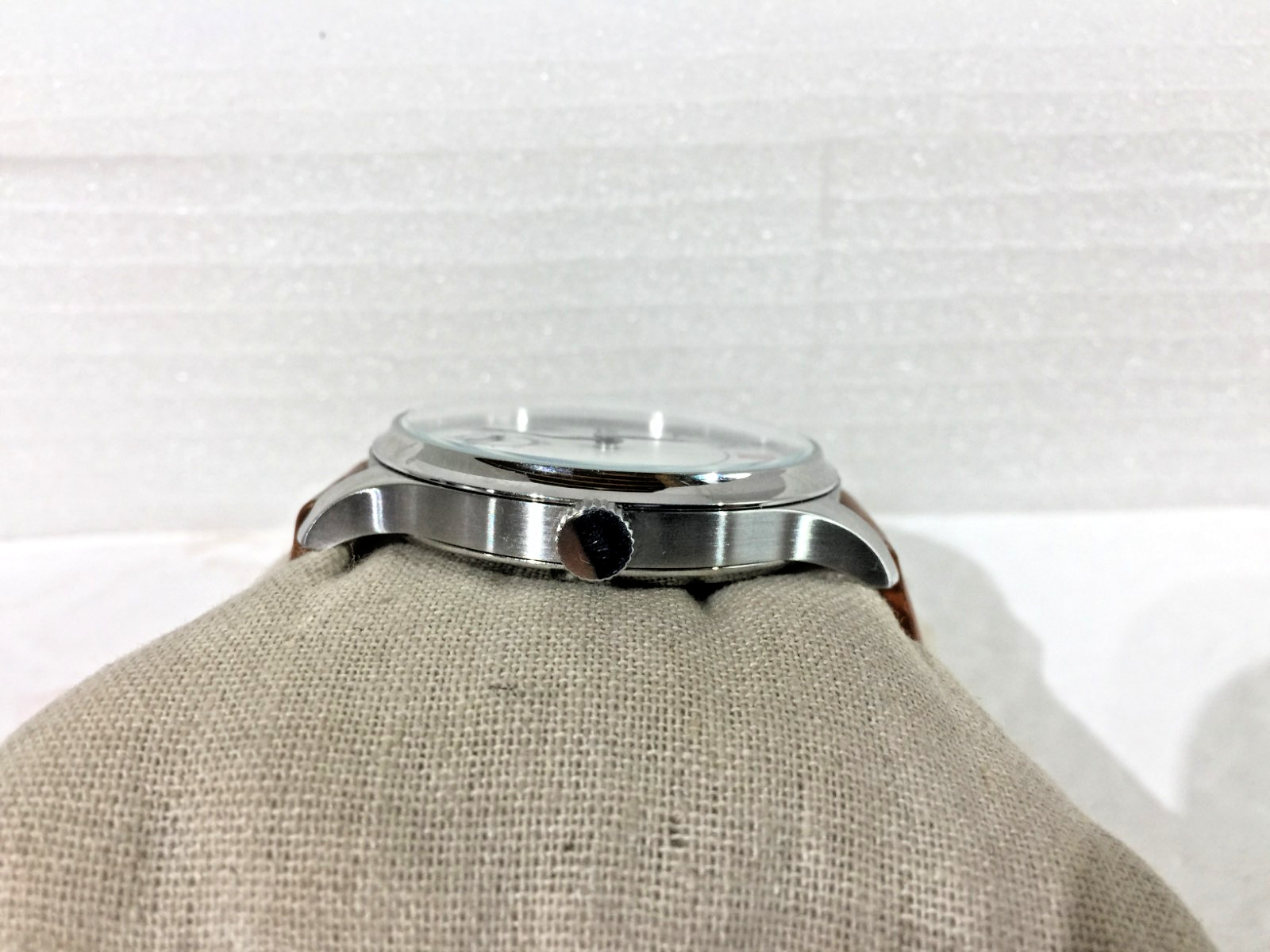 44mm Parnis Small Second at 6 Hand Winding Movement Men Boy Watch Stainless Case