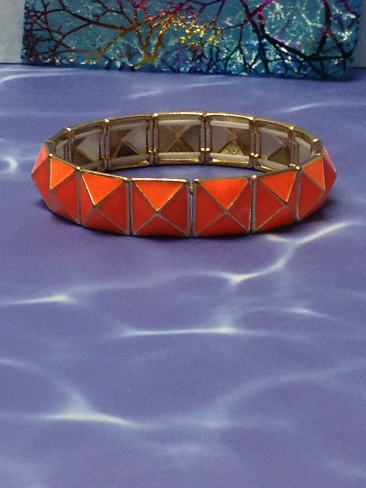 PRETTY GIRL LADY BRACELETS Blue Black Green Orange Purple Red Turquoise Yellow
