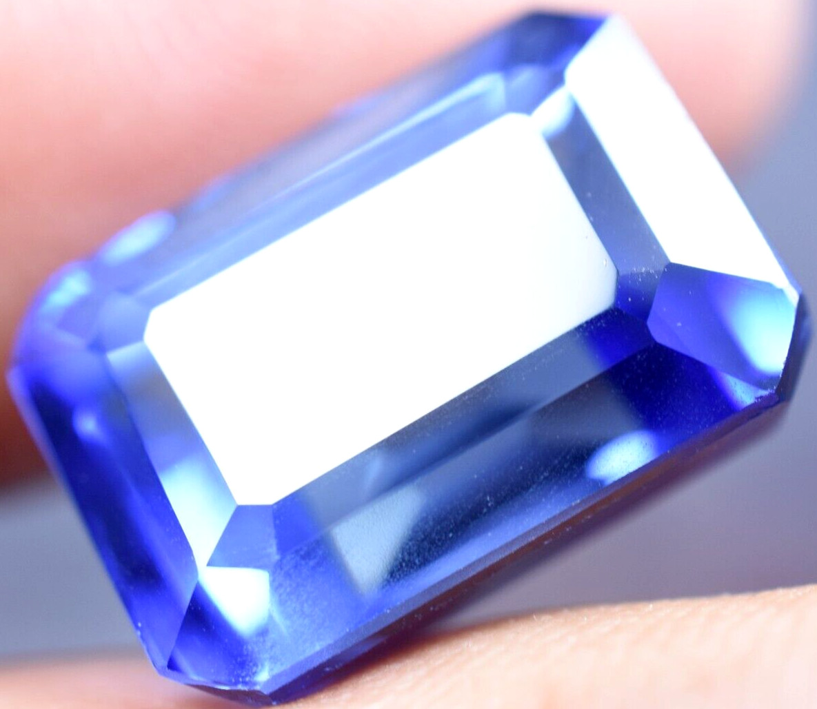 Extremely Rare & Flawless 19.60 CT Natural Benitoite GGL Certified Loose Gem!!