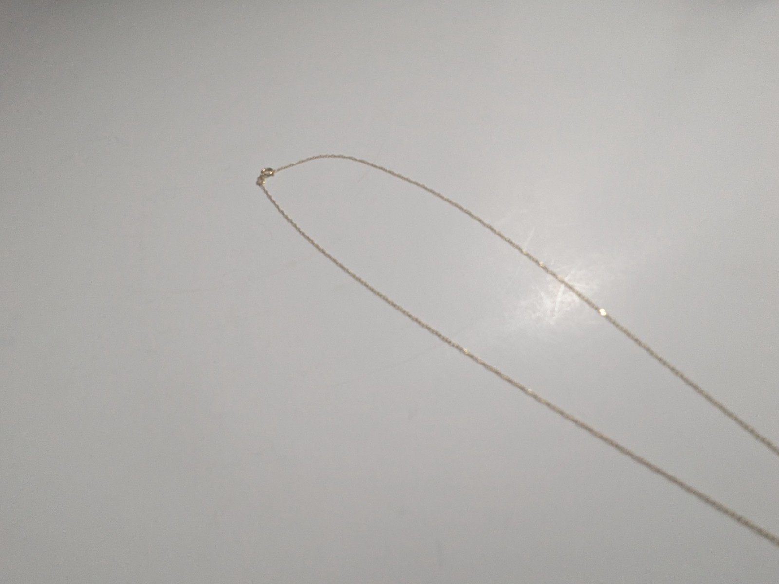 10K Gold Two-Tone Oval Pendant Necklace