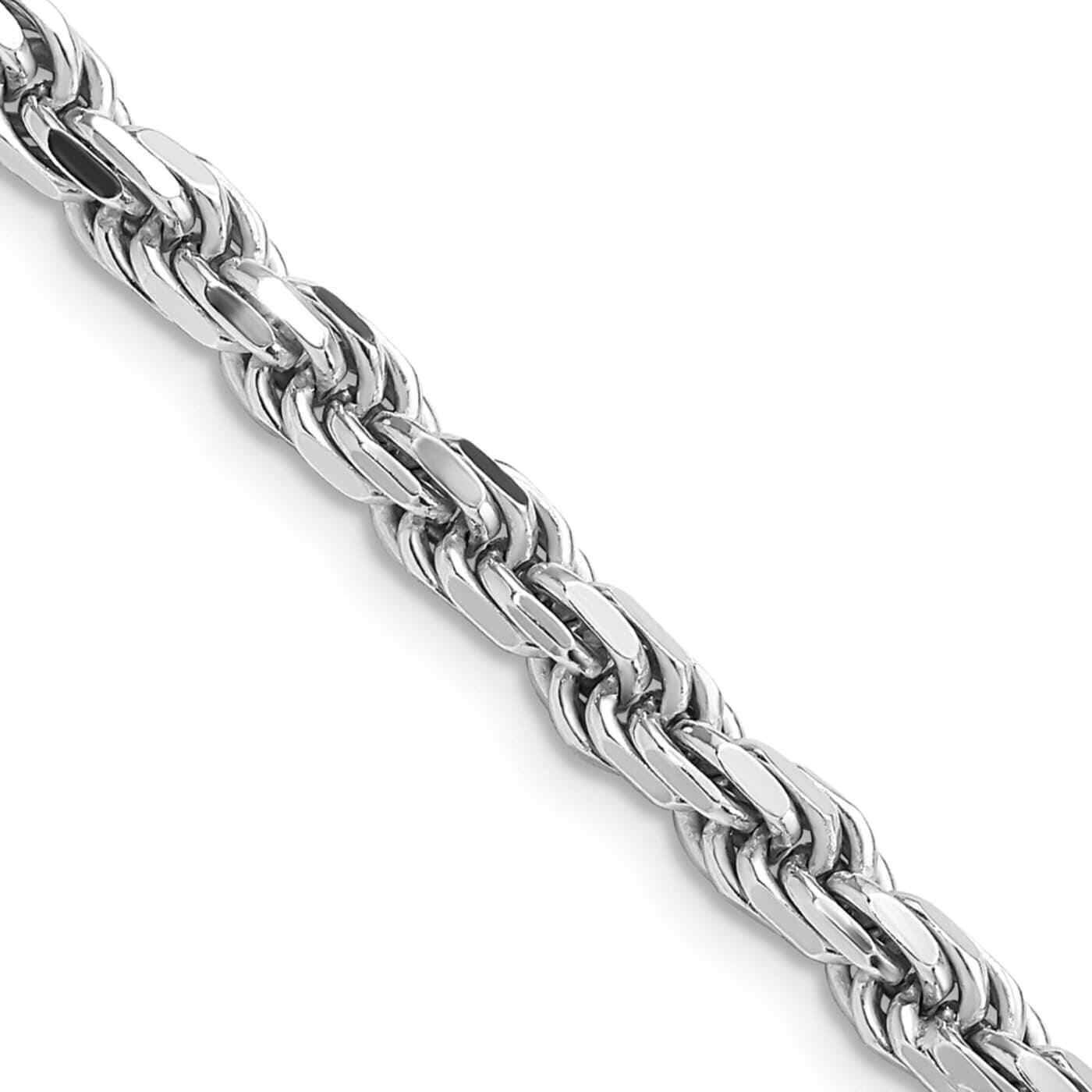 Solid Sterling Silver Italian Rope Chain Mens 925 Necklace 2.5mm – Made In Italy