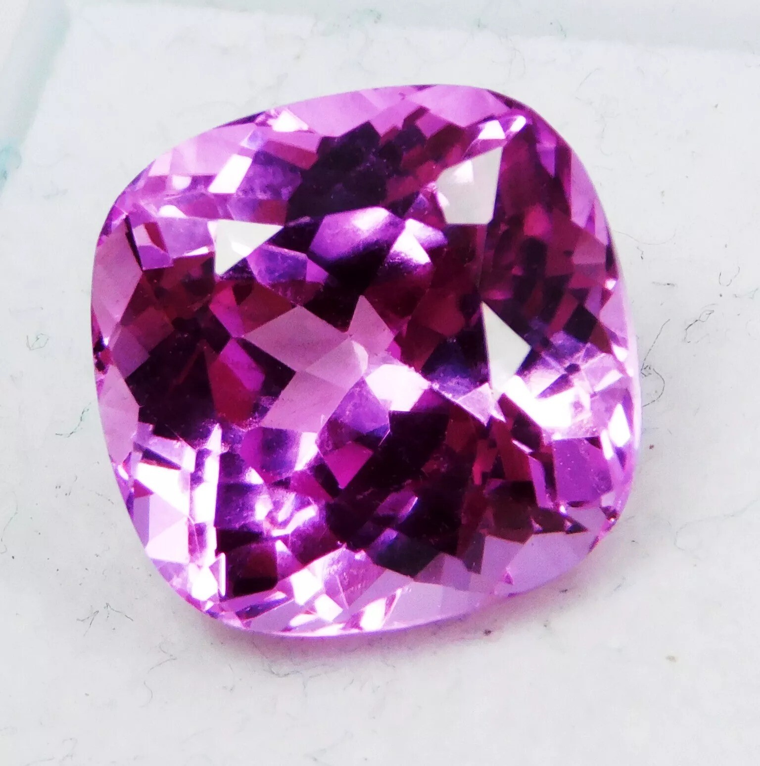 Gorgeous Natural Pink Kunzite EGL Certified 10-12 Ct Radiant Cut Loose Gemstone