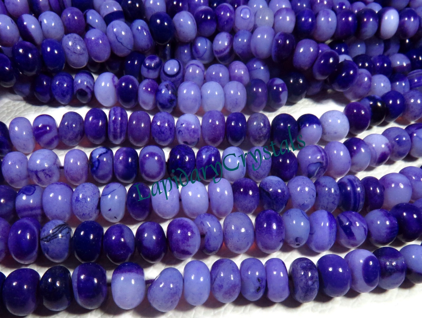 8.25-8.5mm Charoite Opal Rondelle Smooth Beads Charoite Gemstone Briolette Beads