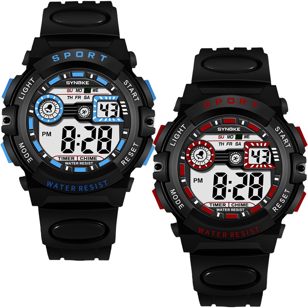 Boys Digital Watch Waterproof Sports LED Watches with Alarm Kids Wrist Watches