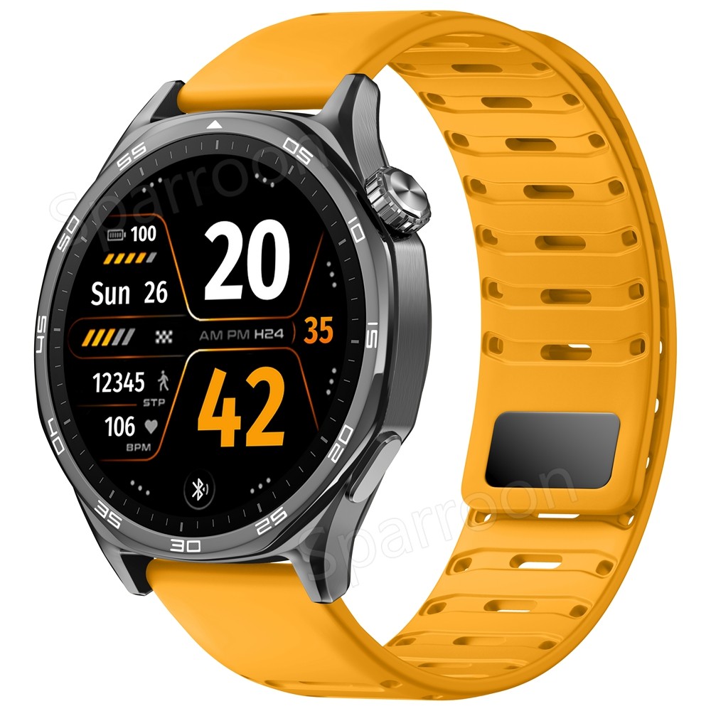 For Fossil Men’s Gen 6 5 5E 4 Watch Band 22mm Silicone Magnetic Strap Wristband