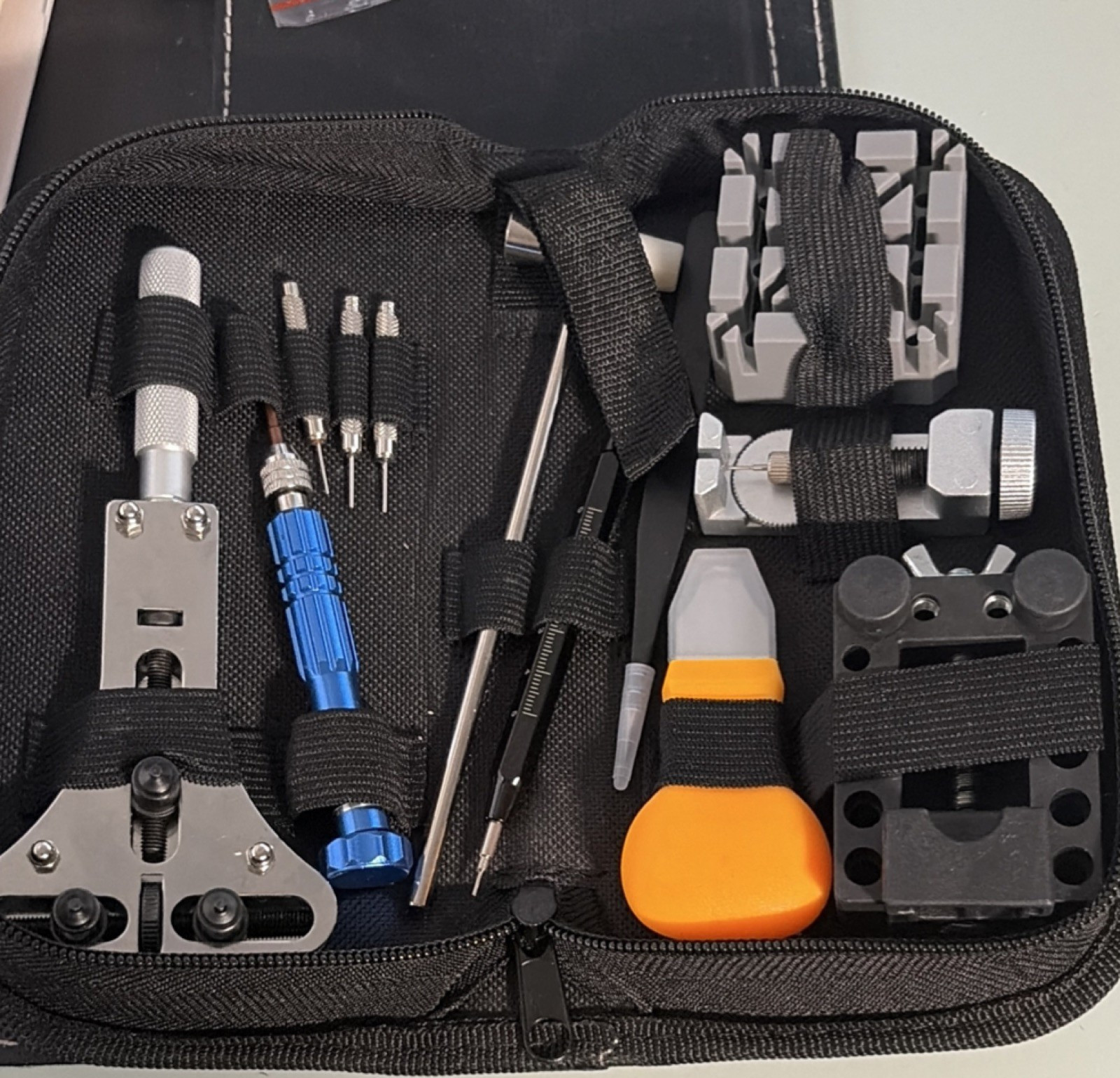 Eventronic Watch Repair Kit with Tools, Pins, Screwdrivers, Band Removers, Case