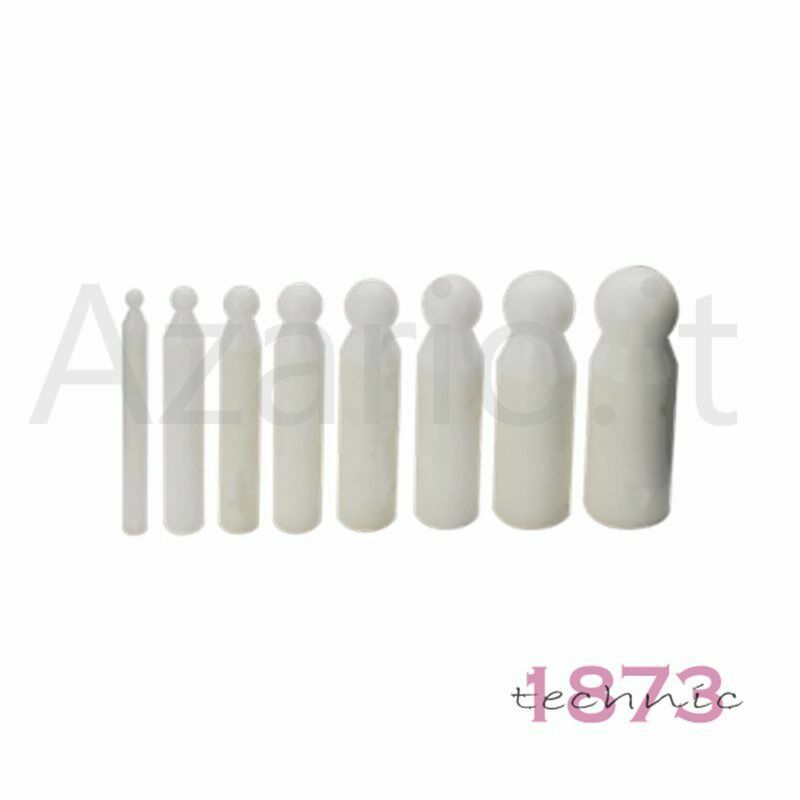 Derlin Plastic Padders 8pcs Goldsmith Derlin Dapping Punch Set Goldsmith Tools