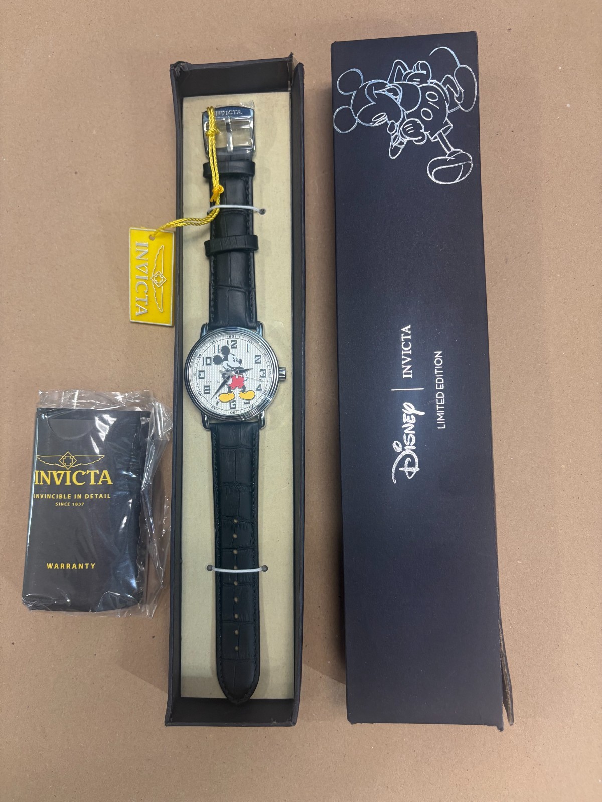 Disney Invicta Limited Edition Mickey Mouse Watch w/ Box – 24544 – 2297/5000