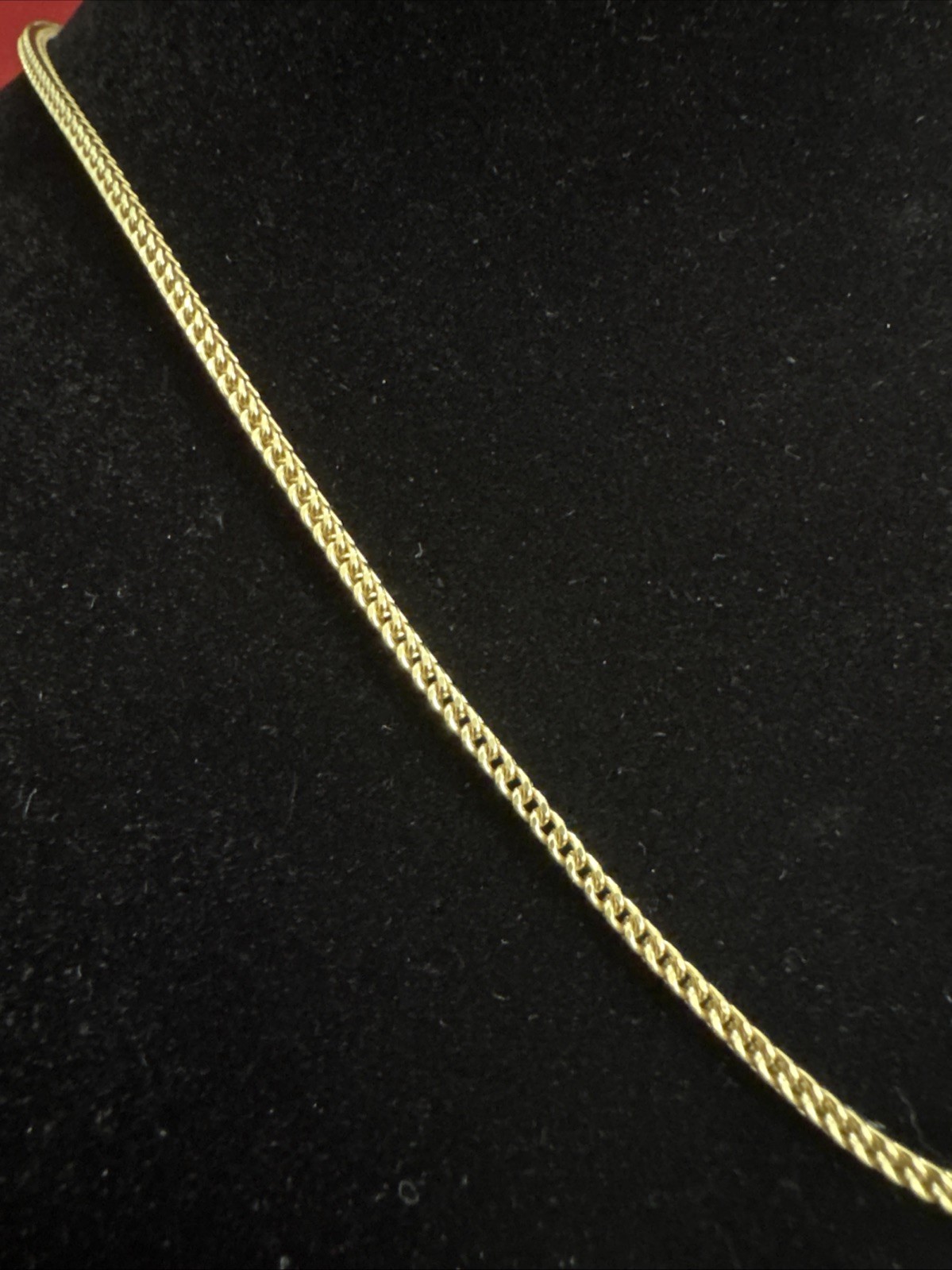 10KT Real Gold Franco Hollow 6.6grams 2.3mm x 2mm 22” Starz Brand New with tag