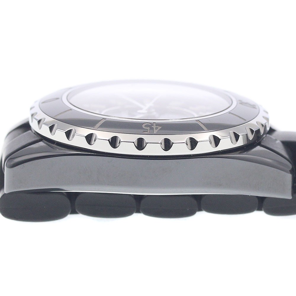 CHANEL J12 H0681 Black ceramic date black Dial Quartz Ladies Watch_946665