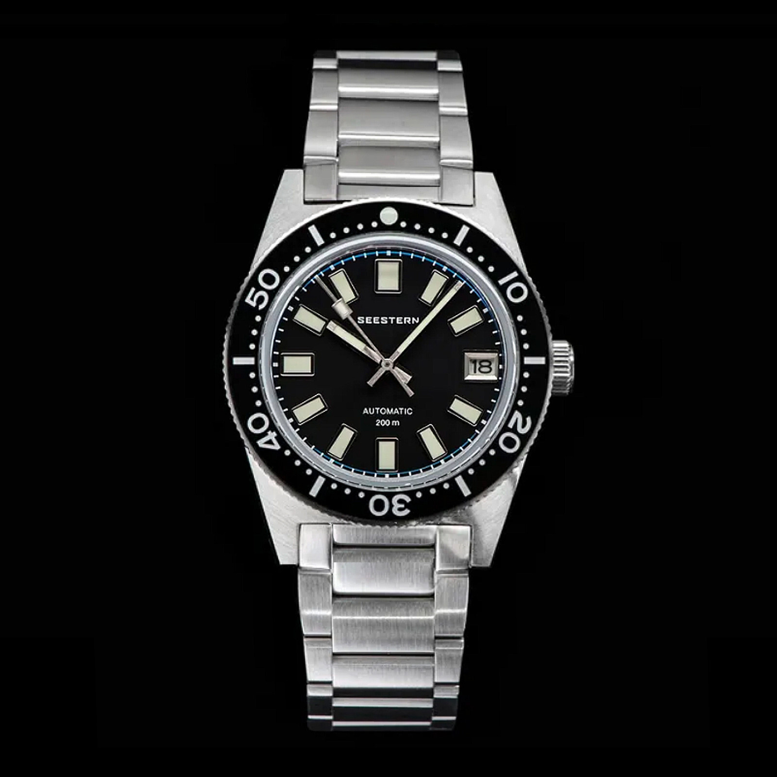 Seestern 62MAS 20ATM Genuine Ceramic NEW LUME Bezel 200m DIVER’S Watch 62MASKLS