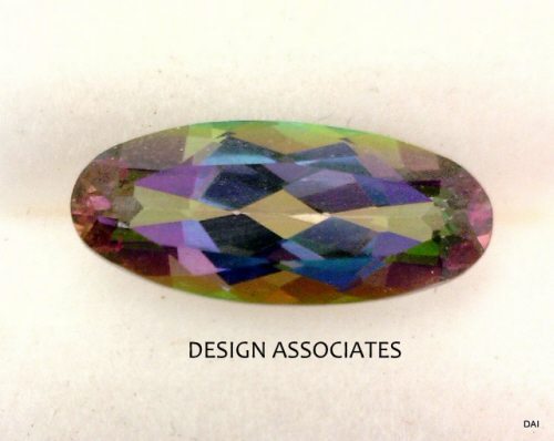 14X6 MM OVAL CUT MYSTIC RAINBOW TOPAZ TREATED GEMSTONE (176304)