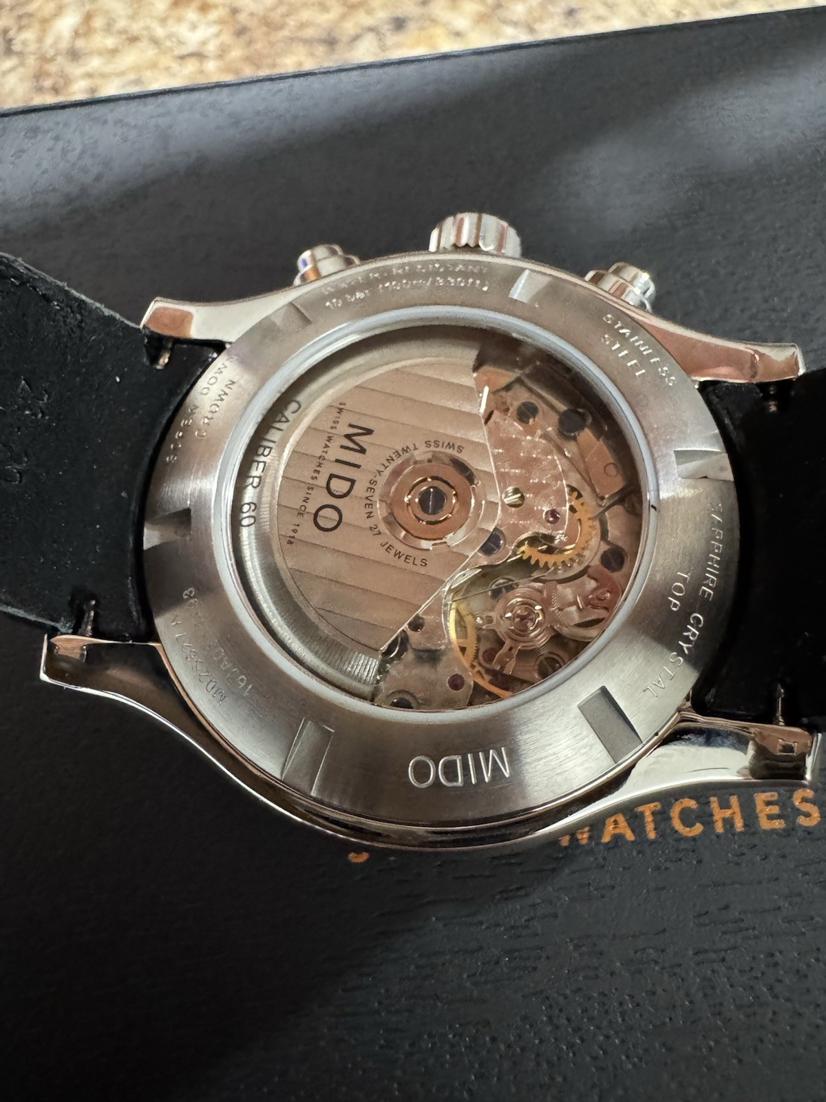 New Mido Multifort Chronograph – Unworn in Original Box PLEASE READ DESCRIPTION.