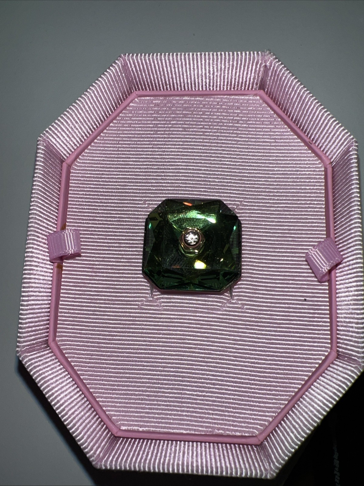 Swarovski Numina cocktail ring Octagon cut, Green