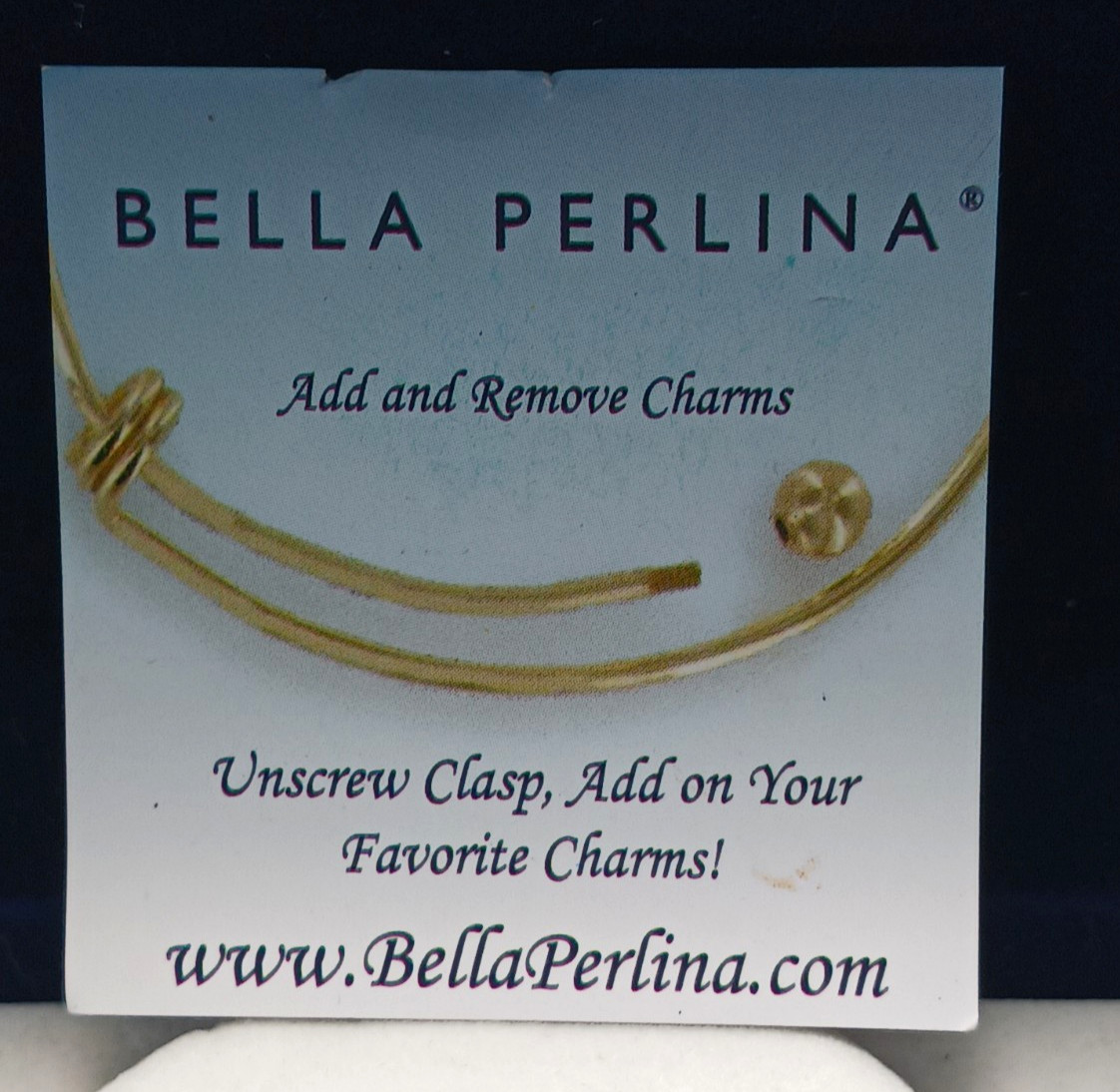 Bella Perlina “Happiness Is Being A Grandma” 3 Bangle Charm Braclets