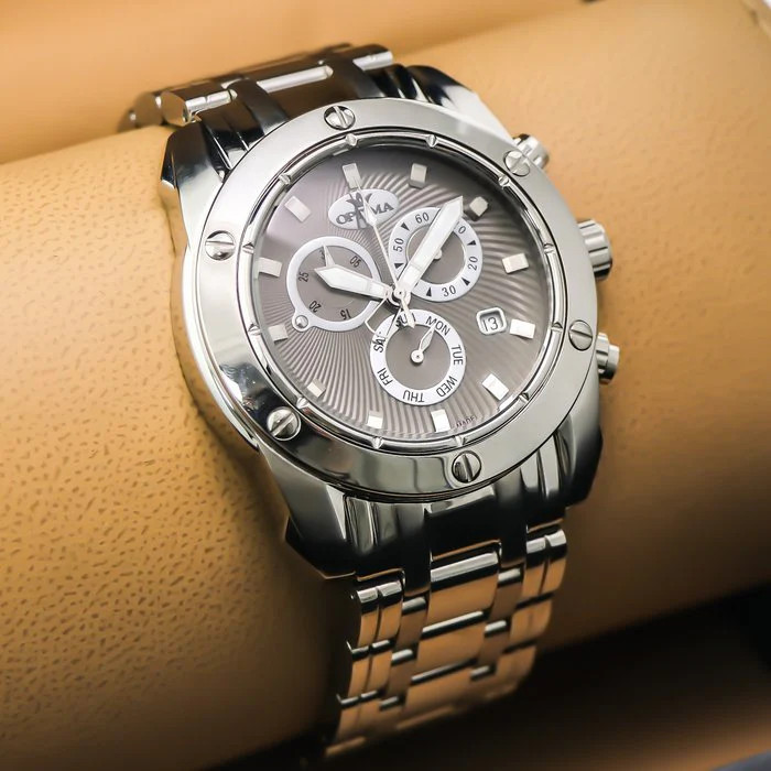 Optima – Swiss Chronograph – OSC293-SS-2 Swiss Quartz 45 mm OSC293 50 m (5 ATM