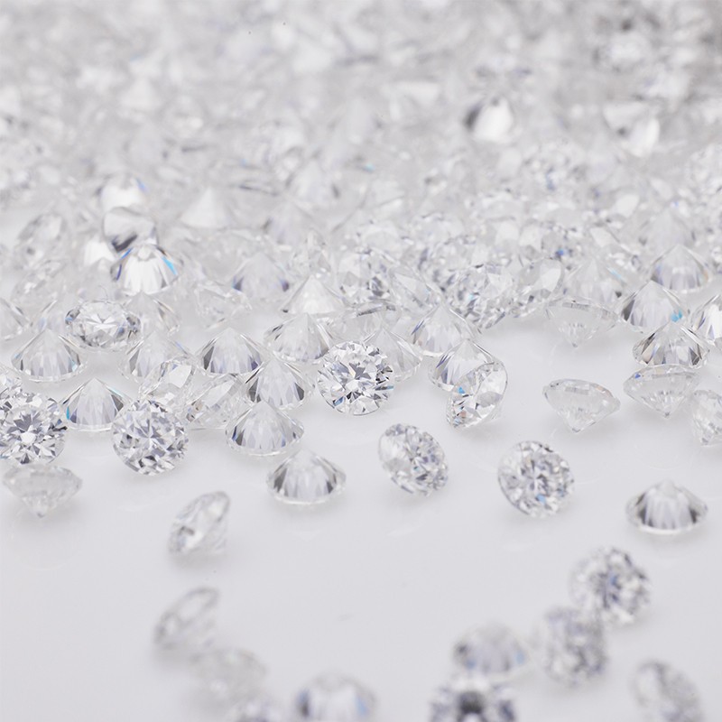 D Color Round VVS1 D Color Moissanite Melee with GRA Certificate Diamond
