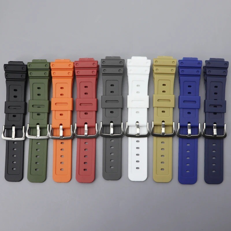 Rubber Strap for Casio G SHOCK GA-2100 DW-5600 DW-6900 Watch Band Sport Bracelet