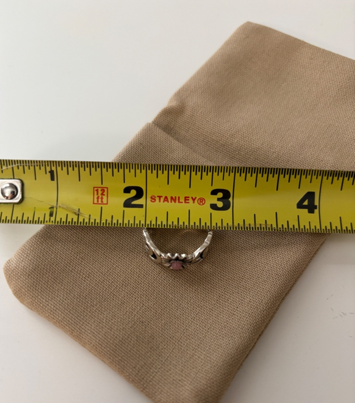 Gucci Womens Sterling Silver Ring Size 14 = US size 6¾